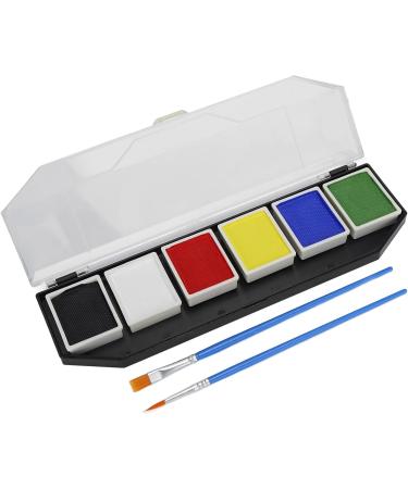  Brrnoo BRRNOO Face and Body Paint Kit 6 Colors Water-Soluble Makeup Kit High Saturation 60g for Halloween Parties - Buy Online on GoSupps.com