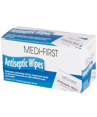 Antiseptic First Aid Wipes 20/Box