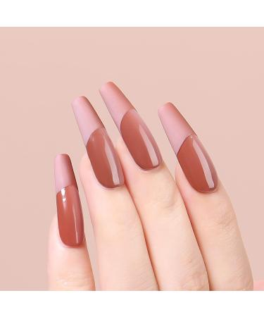AIMEILI Soak Off UV LED Nude Brown Gel Nail Polish - 12pcs Neutral Color Gel Kit for Halloween Nail Art & Gifts for Women | Mother s Day Gift Set - Buy Online on GoSupps.com