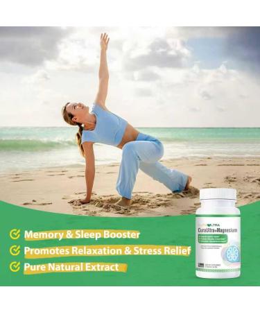 Magnesium Oxide and Glycinate Extra Strength High Absorption Magnesium Supplement with Vitamin Turmeric CuraUltra for Memory Focus Relax Boost Immune Sleep & Brain Health 60 Capsules free 60 Count (Pack of 1) - Buy Online on GoSupps.com