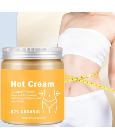 Fat Burner Cream - Slimming Gel Firming Lotion | Workout Tightening Balm for Waist Arm and Stomach Slimming Natural Hot Sweat Body Sculpting Cream - Buy Online on GoSupps.com