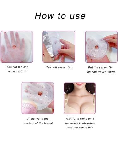 Breast Moisture Plaster - 4 Piece Nourishing & Repairing Pads for Skin Tightening Lifting & Enlargement | Anti-Fold Gel Cushions - Buy Online on GoSupps.com