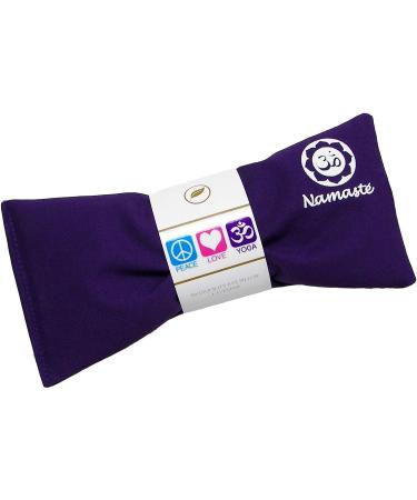 Happy Wraps Namaste Lavender Yoga Eye Pillows - Set of 4 - Aromatherapy for Stress, Meditation, Spa, Relaxation - Purple Cotton - Buy Online on GoSupps.com
