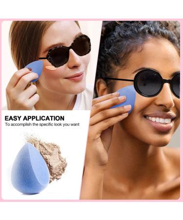 Velvet Makeup Sponge Set for Foundations Powders & Creams - 4 Pieces - International Shipping Available - Buy Online on GoSupps.com