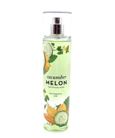 Bath & Body Works Cucumber Melon Fine Fragrance Mist 8 Fluid Ounce Spray
