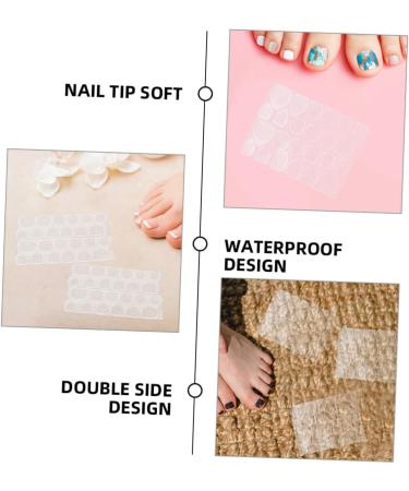  SOESFOUFU 100 Sheets Gel Nail Glue Double Sticky Tabs for Nail Art Stickers for Nail Art Stickers for Nails Sticky Tabs for Nails Manicure - Buy Online on GoSupps.com