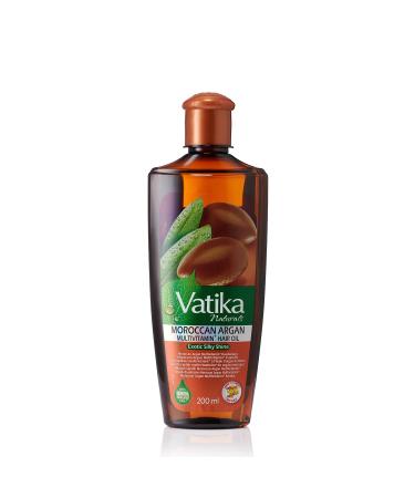 Dabur Vatika ARGAN Enriched Hair Oil - Exotic Shine & Softness (Hair oil enriched with argan oil) 200ml - Buy Online on GoSupps.com