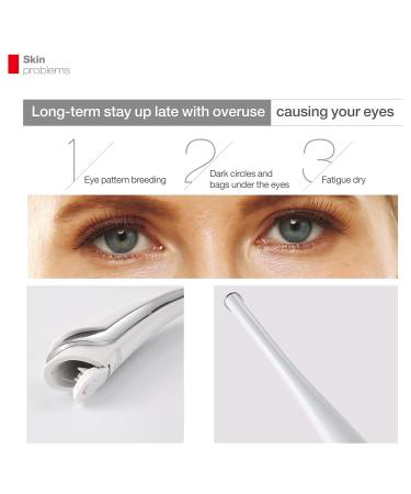 EM-700AS Micro-Vibration Eye Therapist - Ergonomic Handheld Design with Negative Ion Technology for Fine Line Erasing | International Shipping Available - Buy Online on GoSupps.com
