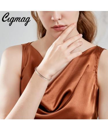 Cigmag Lymphatic Drainage Copper Bracelet for Women - Adjustable Magnetic Brazaletes Cuff Bangle in Braided Tricolour - Ultra Strength Magnet - Gift Box Included - Buy Online on GoSupps.com