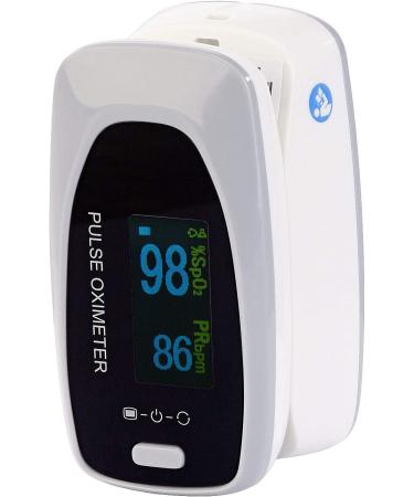 Buy Newgen Medicals High Accuracy Finger Pulse Oximeter | LCD Color Display Oxygen Measurement Device | Best Medical Oxygen Meter for Home & Travel - Buy Online on GoSupps.com