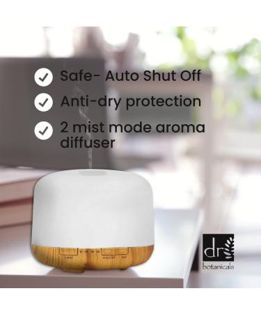 Dr Botanicals Home Aroma Diffuser for Essential Oils - 130ml (500ml USB) | International Shipping Available - Buy Online on GoSupps.com