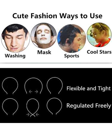 Unisex Hair Strips for Men & Women - Corrugated Feather Sports Accessories Slip-Resistant Hoop Clips (2 Pieces) - Buy Online on GoSupps.com