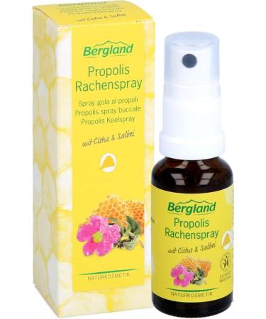 Propolis Throat Spray 20 ml - Soothing Natural Remedy for Cough & Sore Throat | International Shipping Available - Buy Online on GoSupps.com