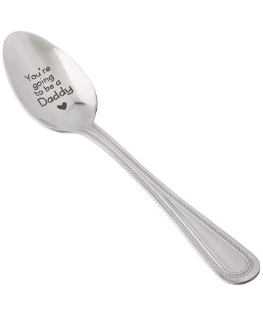 You're Going to Be a Daddy Spoon - Baby Announcement Spoon -Tell Your Husband You Are Expecting with This Adorable Spoon- Engraved Unique Gift - Spoon Gift # A17