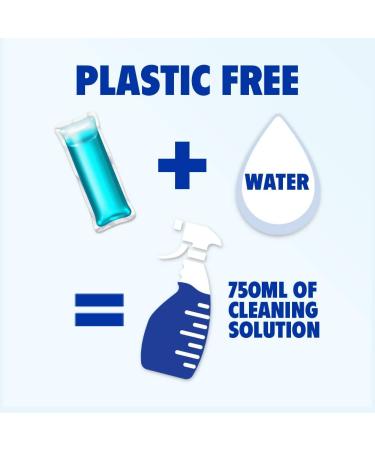 OceanSaver Eco Glass Cleaning Spray - 12x 750ml Refills | Streak-Free Shine | Plant Based, Plastic-Free & Cruelty-Free | Sea Spray Scent - Buy Online on GoSupps.com