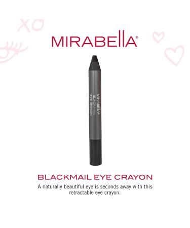 Mirabella Eye Crayon Jumbo Eyeliner in Blackmail - Waterproof, Smooth and High-Pigmented Formula - Buy Online on GoSupps.com