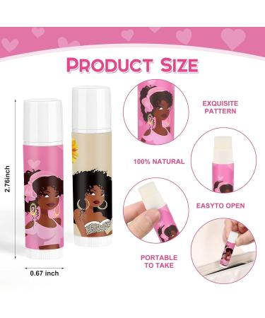 50 Pack African American Lip Balm Bulk African American Valentine's Day Gifts for Women Black Girl Inspirational Lip Balm Black History Lip Care Favors for Commemoration Juneteenth Freedom - Buy Online on GoSupps.com