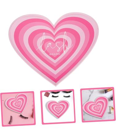 Buy POPETPOP Heart-Shaped Eyelash Plates - 3pcs Acrylic Trays for Lash Extensions | International Shipping Available - Buy Online on GoSupps.com