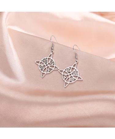 DreamTimes Witchknotes Earrings for Women | Celtic Stainless Steel Witchcraft Amulet Jewelry | Perfect Gift for Girlfriend & Christmas - Buy Online on GoSupps.com