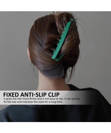 4 Pieces Banana Clips Firm Non-Slip Clips Practical Hair Clips Double Rows Of Gripping Teeth Clips Colorful Vertical Banana Clips Ponytail Hair Accessories For Ladies And Girls - Buy Online on GoSupps.com