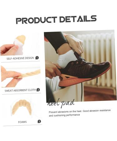 NOLITOY Heel Wear Pads - 6 Pairs High Heel Cushion & Grips for Women | Anti-Slip Comfort Liner Inserts for Shoes - Buy Online on GoSupps.com