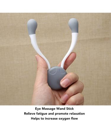 Eye Massage Tab - Silicone Nose Lifter & Double-Head Facial Scooter Massager for Fatigue Relief | Manual Eye Massage Device for Skin Tightening & Facelift Beauty - Buy Online on GoSupps.com