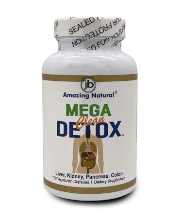 Amazing Natural Mega Clean Detox 600 mg 100 VegiCaps Dietary Supplements