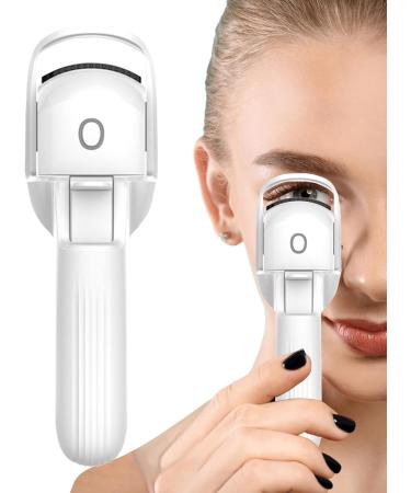 eizliyorum Eyelash Heated Curler | Portable Electric Lash Curling Tool Women Natural Eye Lash Tool Rapid Heat-up with Temperature Control Long Lasting Eyelash Curling Tool for Perfect Eyelashes White - Buy Online on GoSupps.com