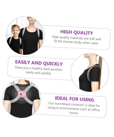 NOLITOY Belt Spine Posture Support Set - Adjustable Ergonomic Clavicle & Vibration Leash Holder for Children's Comfort - Electric Child Abs Pink Bracket - Buy Online on GoSupps.com