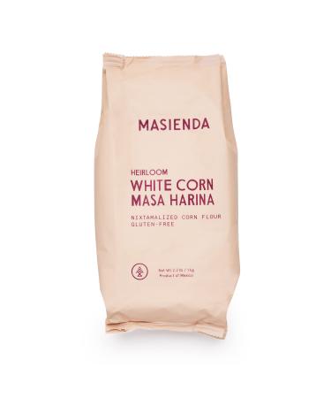 Masienda Heirloom White Corn Masa Harina/Flour. Nixtamalized Corn Flour Perfect for Corn Tortillas, Tamales, Tostadas, Pupusas, Arepas and More. Gluten-Free, Non-GMO, Preservative-Free. 2.2 Pounds.