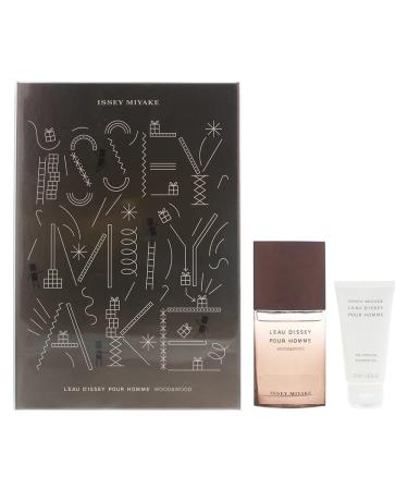 Issey Miyake L'eau D'issey Pour Homme Wood & Wood 2 Piece Eau De Parfum 50ml Shower Gel 50ml
