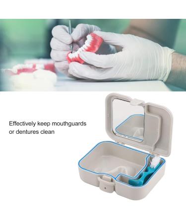 Prosthesenetui - Slim Portable Aligner Case Dental Retainer Holder Box with Mirror & Braces Brush | Ideal Mouth Protection - Buy Online on GoSupps.com