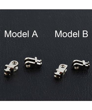 50 Pairs Hinge Repair Set for Plastic & Acetate Glasses - 100 Pieces with 2 Models and Loops | Quality Glasses Hinge Parts - Buy Online on GoSupps.com