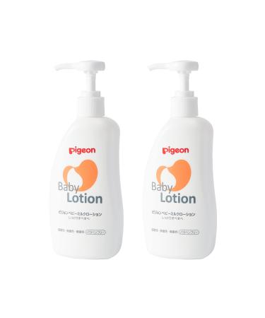 PIGEON Gentle Baby Body Lotion Baby Body Massage Easy to Absorb Fragrance Free 0 Months and Up 10.1 Fl. Oz (Pack of 2) 2nd Generation 10.10 Fl Oz (Pack of 2)