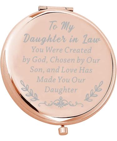 FEELMEM Daughter in Law Compact Mirror - Bridal Shower Gift from Mother in Law - Buy Online on GoSupps.com