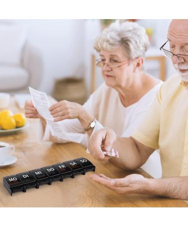 Buy 7-Day Rainbow Tablet Box - Opret Pill Organizer for Travel | German Design Medication Organizer - Buy Online on GoSupps.com