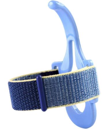 Perfeclan Pencil Grip - Anti-Hook Manner Corrector - Comfortable Writing Aid - Blue Nylon Band for Enhanced Grip - Buy Online on GoSupps.com