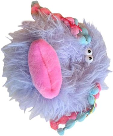 xbiez Elastic Hair Scrunchies for Kids Colorful Sausage Mouth Doll Ponytail Hair Rope Christmas Hair Rope for Toddler Girls Purple - Buy Online on GoSupps.com