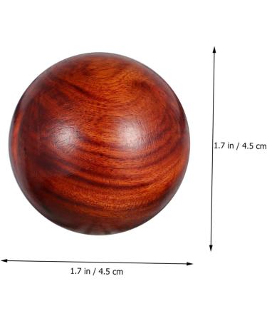 Fomiyes 6 Stk Carving Fun: Desktop Wood Baoding Ball & Massage Globe Toys - Perfect for Stress Relief & Relaxation - Buy Online on GoSupps.com