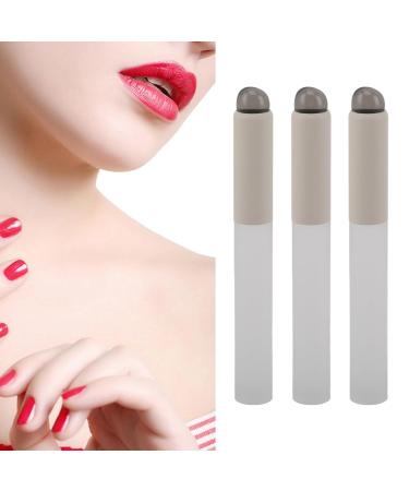 Silicone Lip Brush Set - 3pcs Portable Applicators with Storage Box | Soft Transparent Handle for Perfect Lip Makeup - Buy Online on GoSupps.com