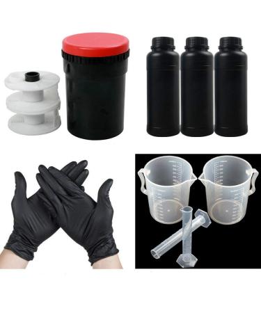 120 135 B&W Film Darkroom Kit Developing Equipment Processing Tool Developing Tank with Spiral Reel Chemical Bottle - Buy Online on GoSupps.com