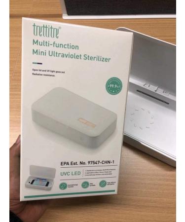 UV Light Sanitizer Box - 99.99% Sterilization Rate for Phone, Toothbrush, Jewelry, Glasses, Nail Tools, Keys & Aromatherapy - Buy Online on GoSupps.com