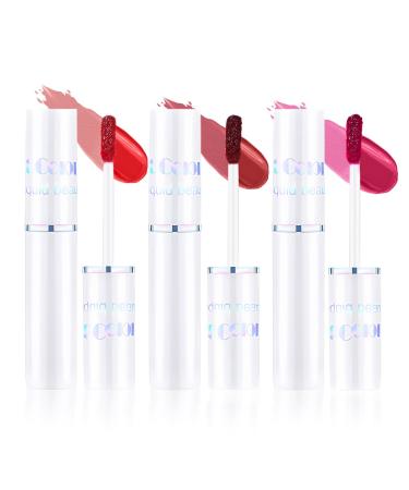 Prreal Peel Off Lip Tint Long Lasting Lip Tint Waterproof Non-Sticky Transfer Resistant Super Pigmented (01+05+06)