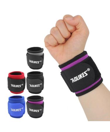 Buy KeuLEn 2 Pack Wrist Brace - Adjustable Compression Wraps for Fitness Tendonitis Carpal Tunnel & Arthritis Pain Relief (Black/Gray) - International Shipping Available - Buy Online on GoSupps.com