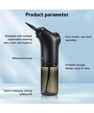 FRCOLOR 1set Electric Ear Washer Portable High-Frequency Ear Kit Replaceable for Home Travel - Buy Online on GoSupps.com