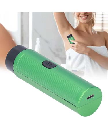Small Electric Razor - Low Noise Double Mini Shaver for Travel & Home - Green - Buy Online on GoSupps.com