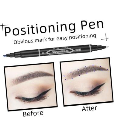 NOLITOY Portable Eyebrow Liner 20 pcs Pens Mark Cosmetics Marking Marker Brow Markers Waterproof Mapping Embroidered Position - Buy Online on GoSupps.com