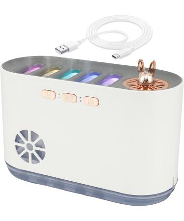 Essential Oil Diffuser with Music Sync | 700ml Colorful Humidifier for Home & Office - Buy Online on GoSupps.com