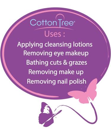 Cotton Tree 100% Pure Cotton Round Cotton Wool Pads 80 Count - Buy Online on GoSupps.com