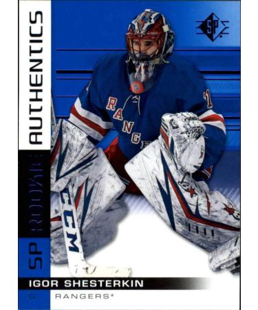 2019-20 SP Hockey Blue #104 Igor Shesterkin New York Rangers Official Upper Deck UD Trading Card Retail Exclusive